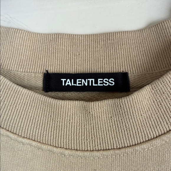 TALENTLESS Other - Talentless Sand-Toned Crewneck